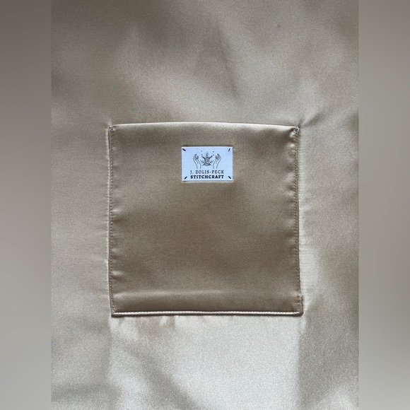 HBC stripes envelope clutch, reworked from vintage wool blanket, quilted & lined - Picture 13 of 13